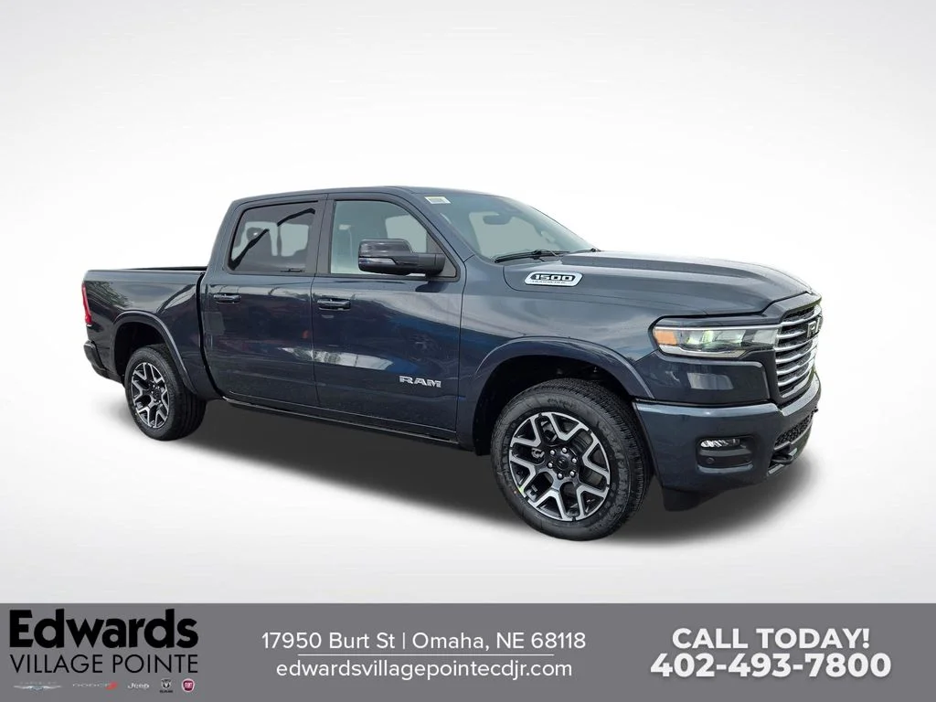 New 2026 Forged Blue Metallic Exterior Paint RAM Laramie image 1