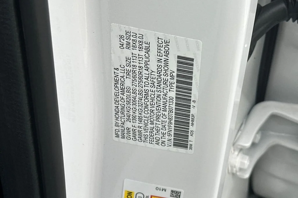 New 2026 Platinum White Pearl Honda TrailSport Elite image 31