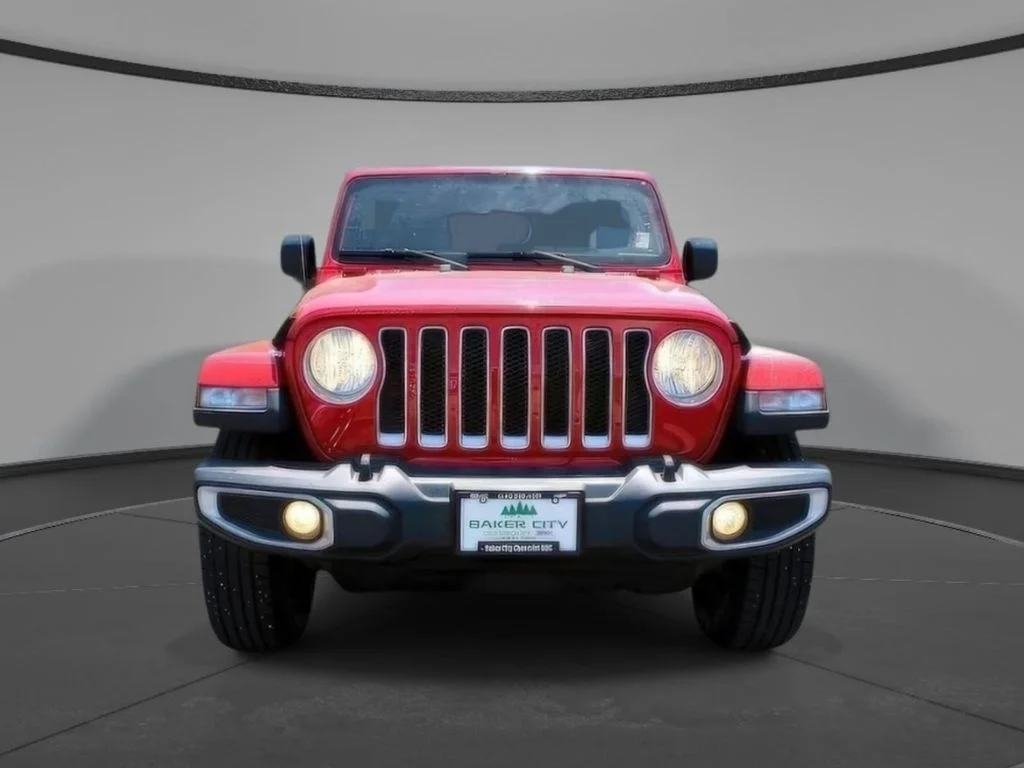Used 2023 Firecracker Red Jeep Sahara image 2