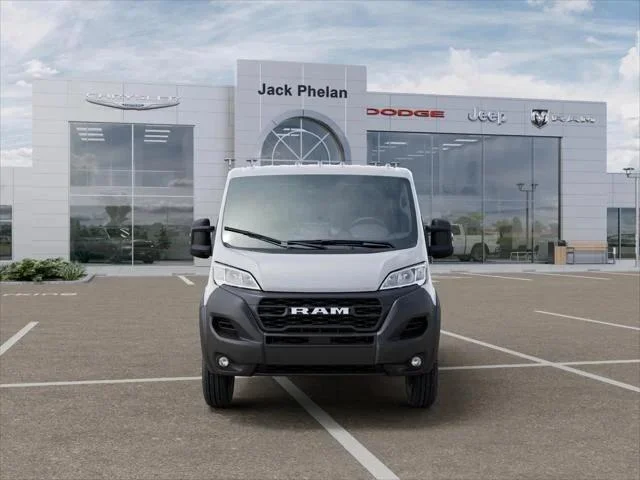 New 2026 Bright White Clear-Coat Exterior Paint RAM 1500 Low Roof Cargo Van 118 WB image 58