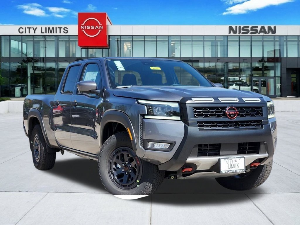 Gray (Gun Metallic) 2027 Nissan Frontier Pickup Truck Four-Wheel Drive 