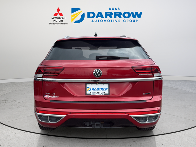 Used 2022 Blue Volkswagen 3.6L V6 SEL R-Line image 4