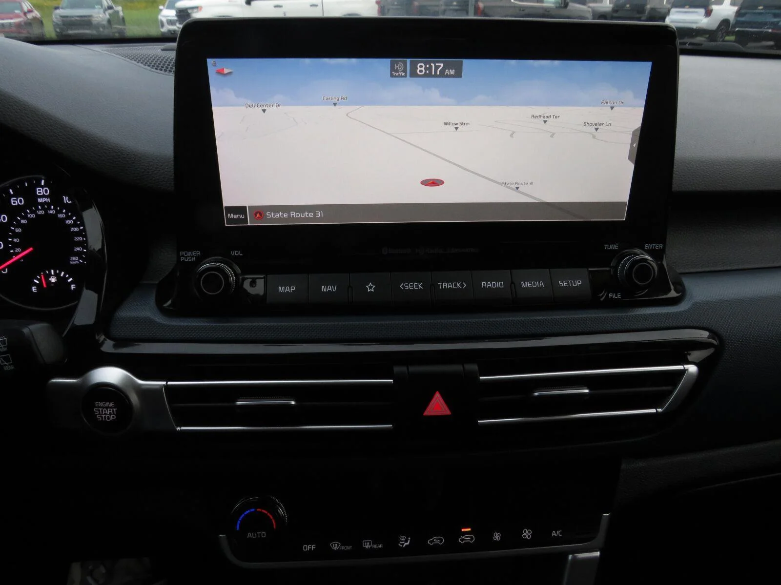 Used 2022 Cherry Black Kia S image 25