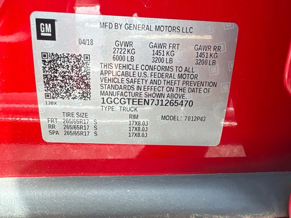 Used 2018 Red Chevrolet ZR2 image 3