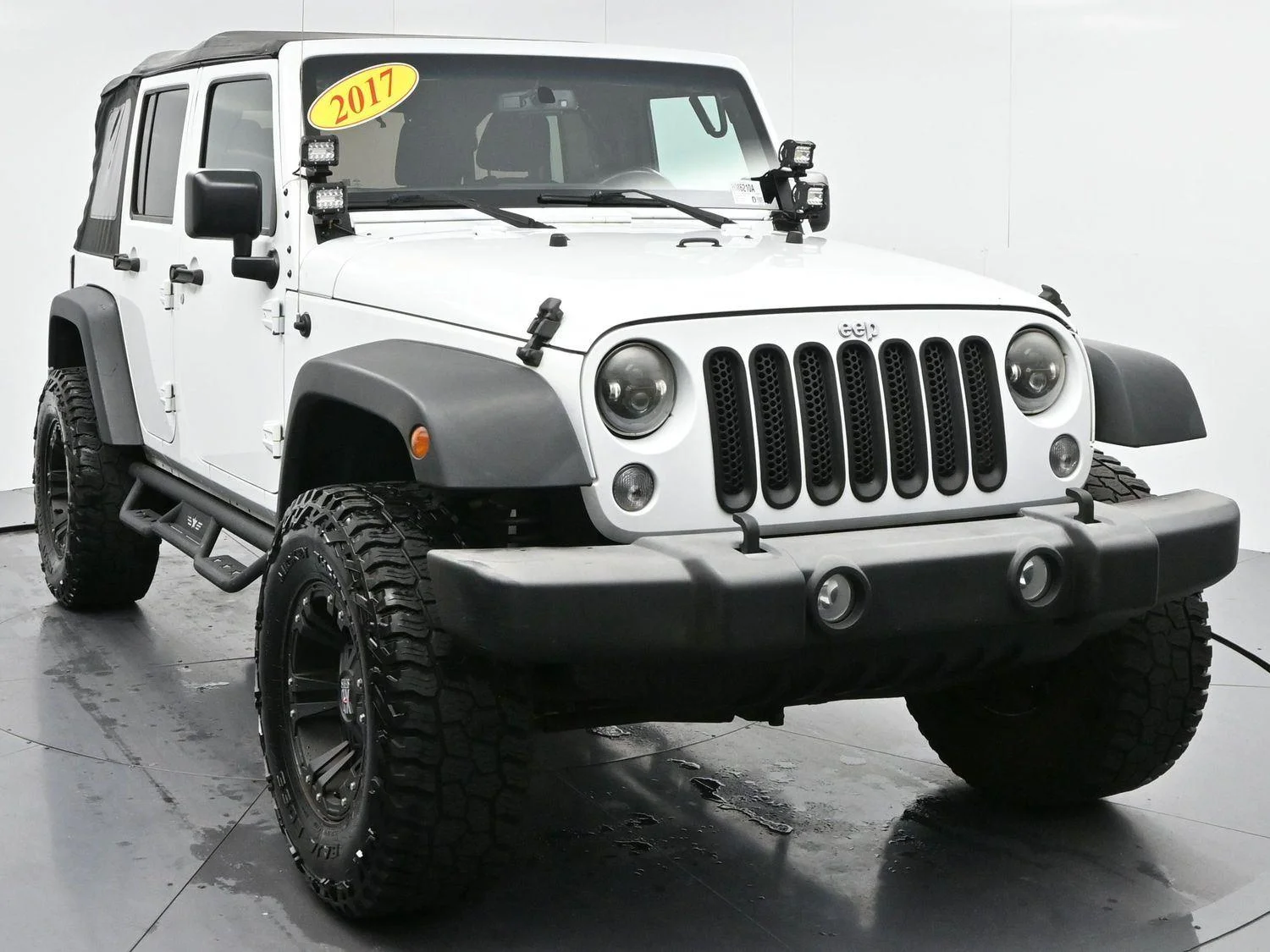 Used 2017 Bright White Clearcoat Jeep Sport image 2