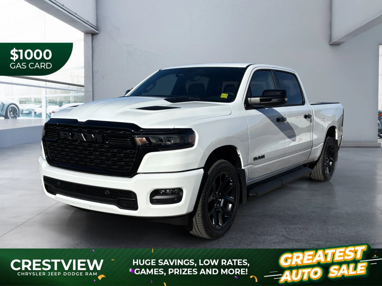 New 2027 Bright White Ram Sport image 1