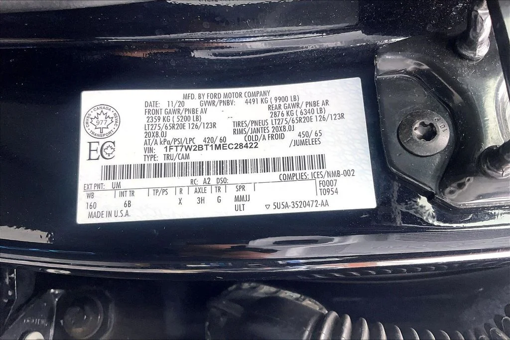 Used 2021 Black Ford Lariat image 33