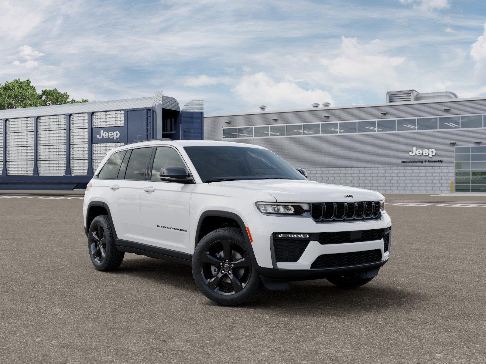 New 2027 Bright White Clear-Coat Paint Jeep Limited image 5