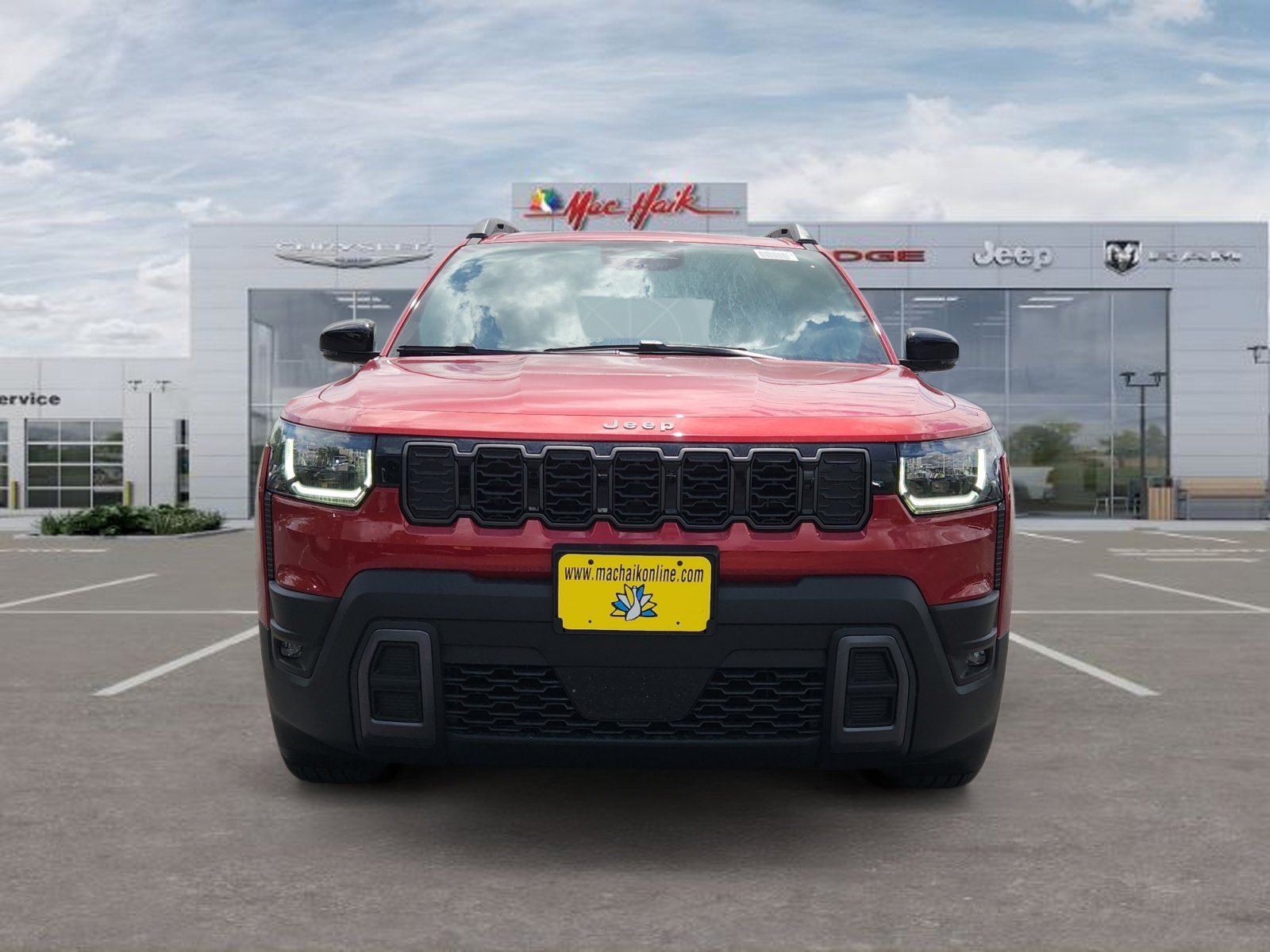 New 2026 Red Hot Pearl-Coat Exterior Paint Jeep Limited image 8