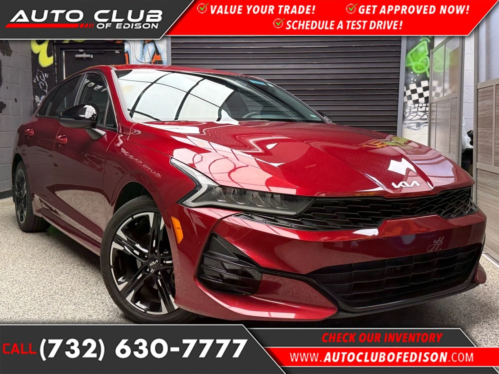 Used 2024 Passion Red Tintcoat (adr) Kia GT-Line image 1