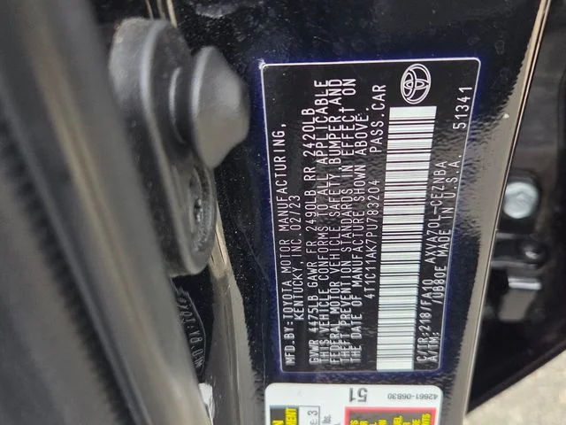 Used 2023 Black Toyota LE image 6