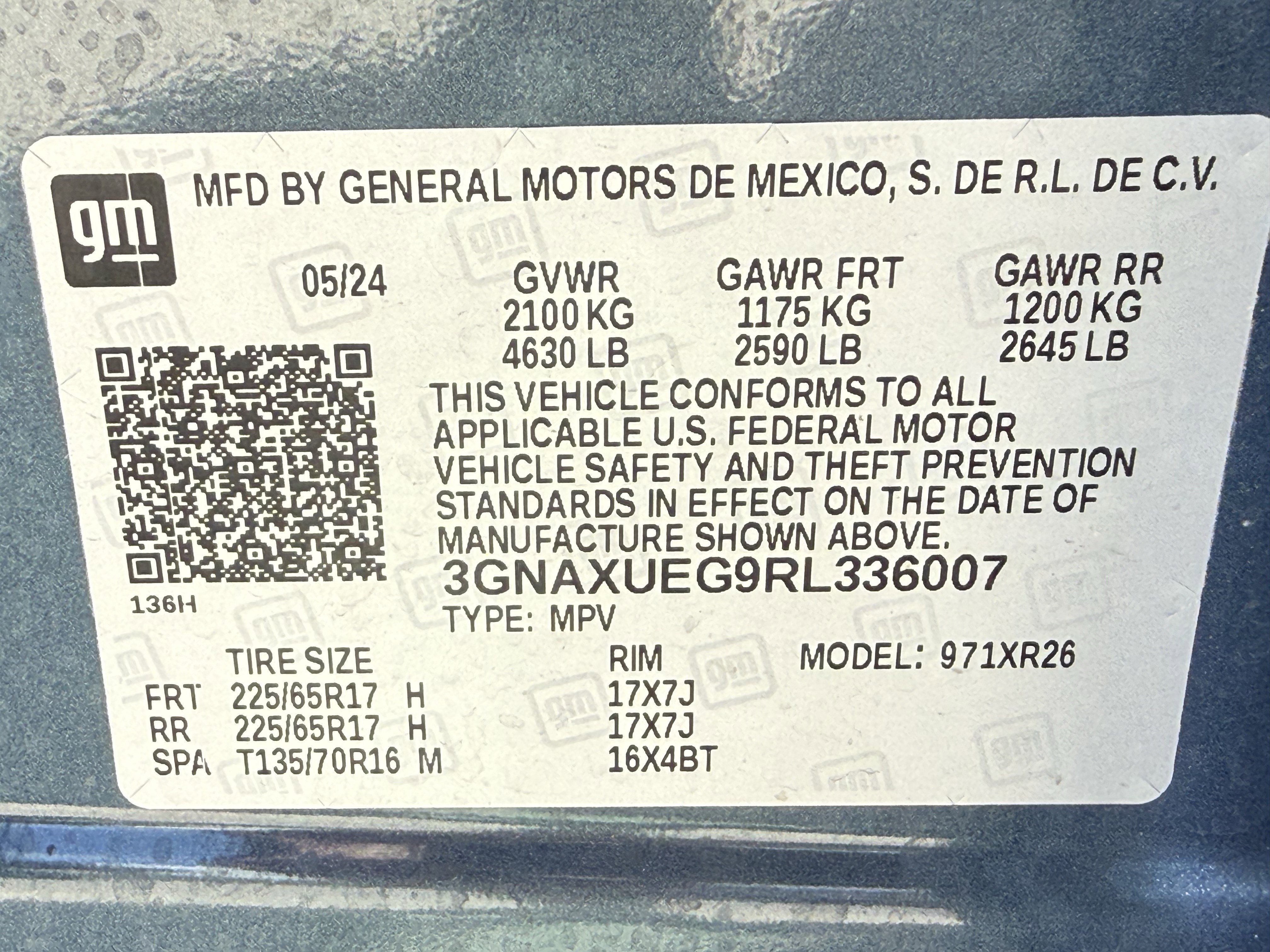 Used 2024 Lakeshore Blue Metallic Chevrolet  image 34