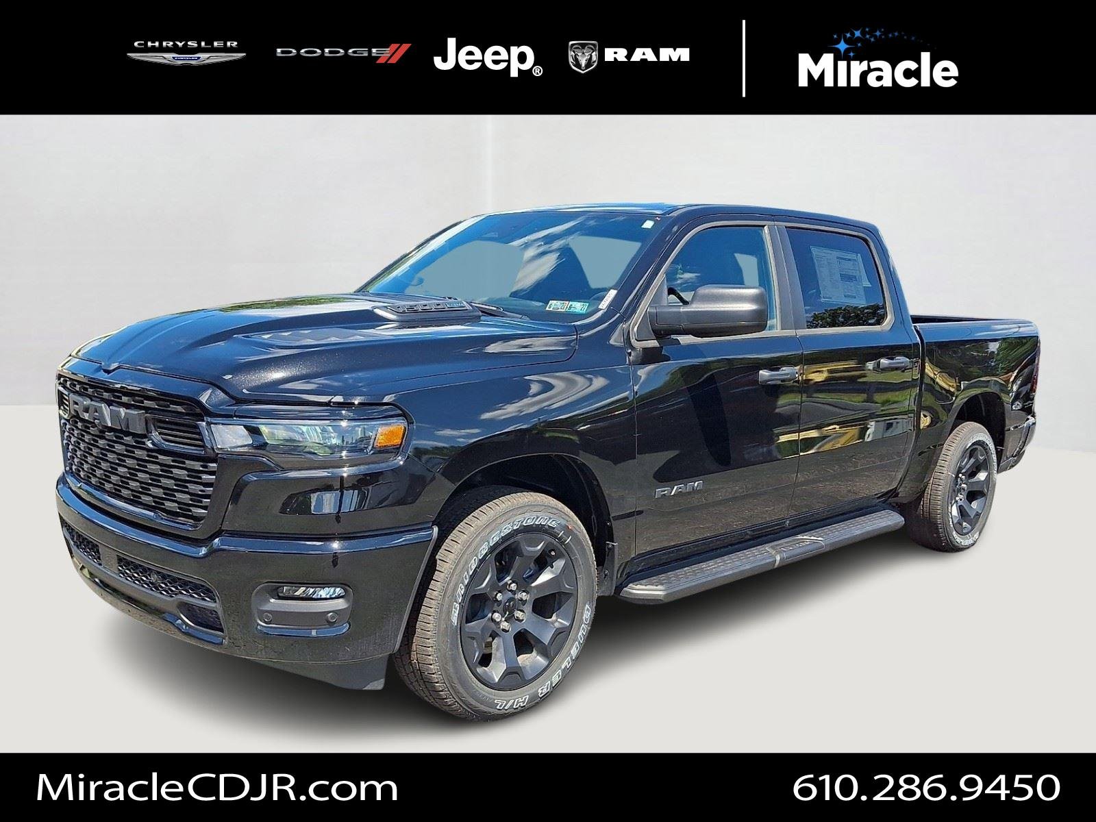 New 2026 Diamond Black Crystal Pearlcoat RAM Express image 1