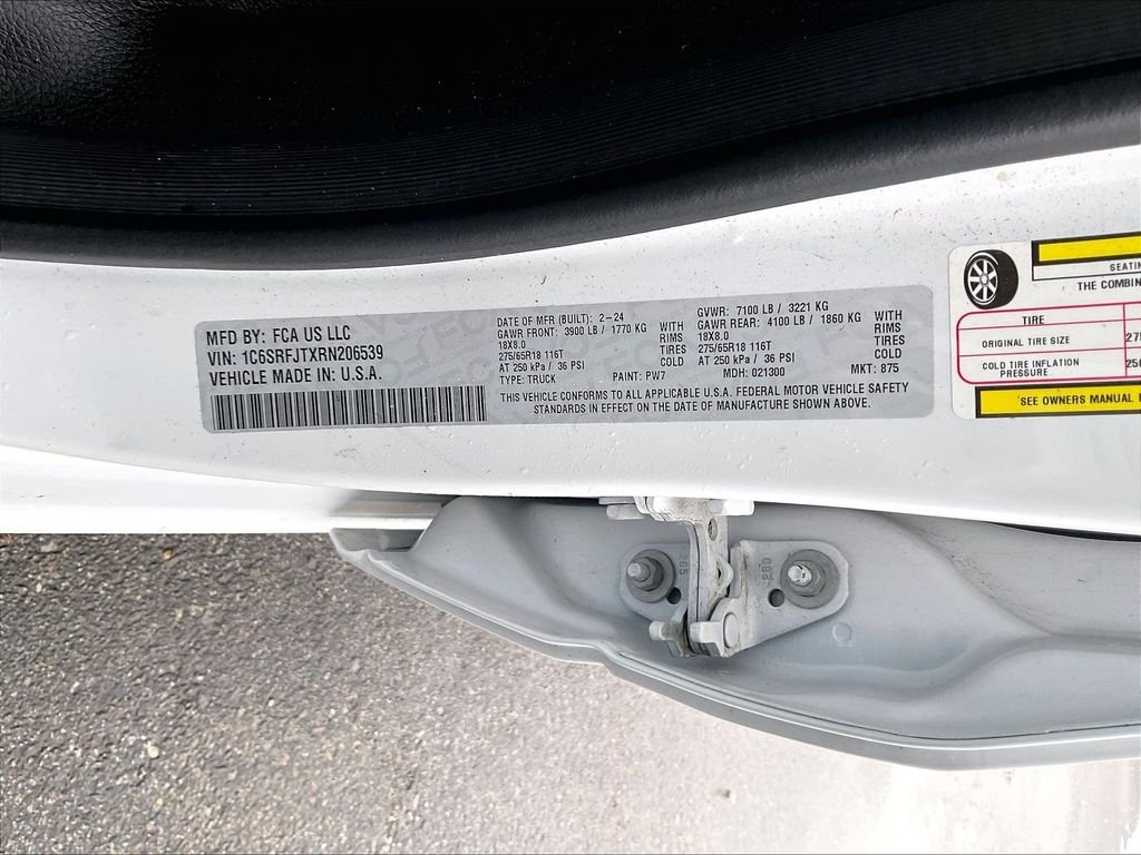 Used 2024 Bright White Clearcoat Ram Laramie image 31
