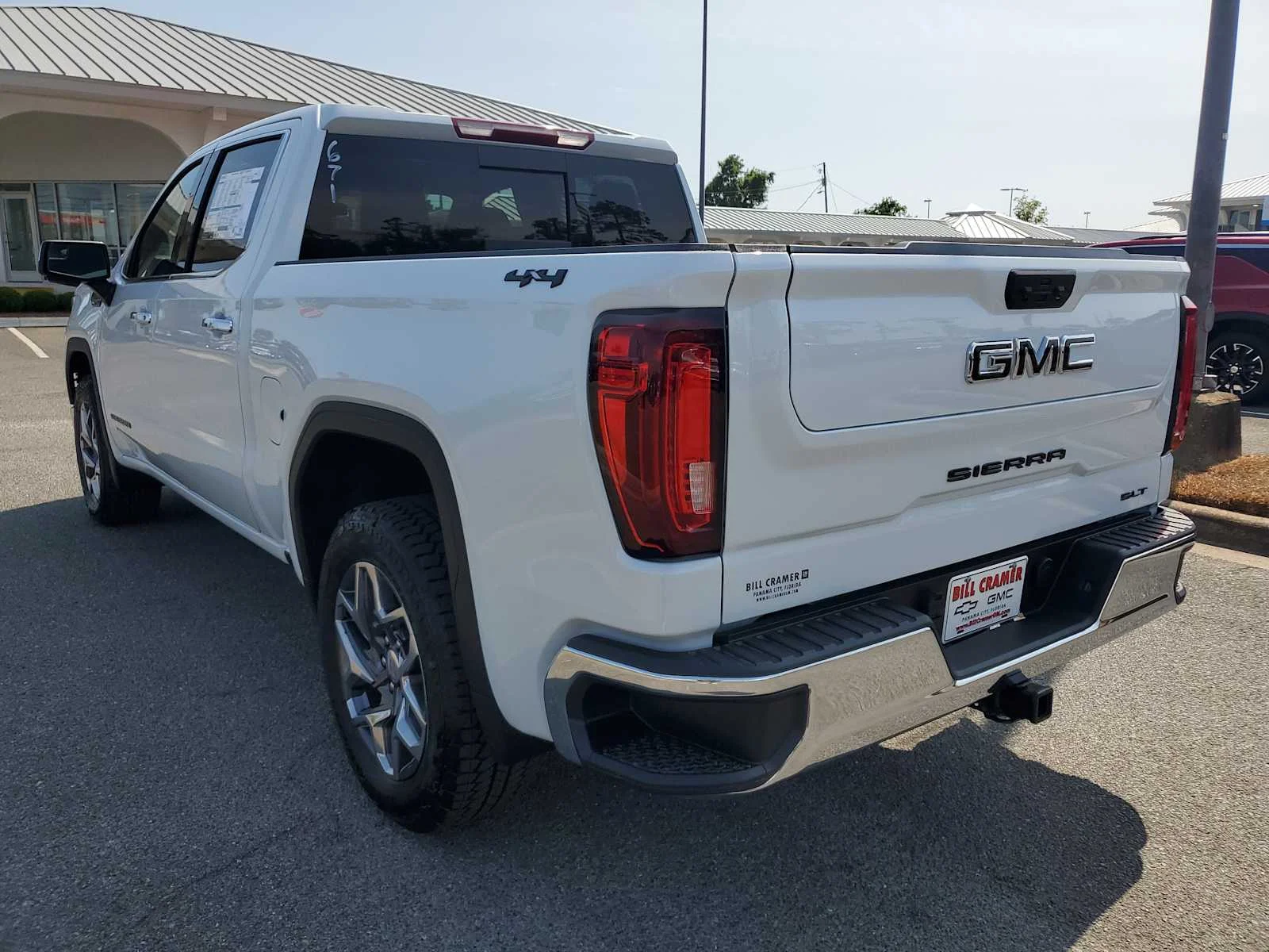 New 2026 Glacier White Tricoat GMC SLT image 3