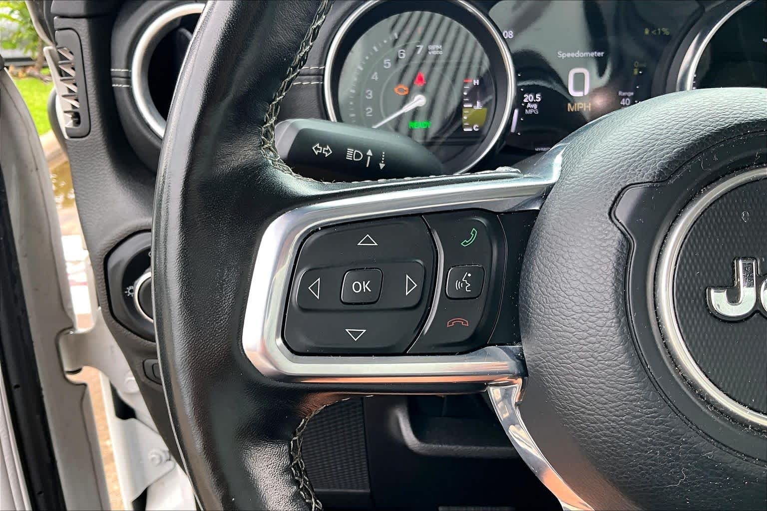Used 2023 Bright White Clearcoat Jeep Sahara image 22