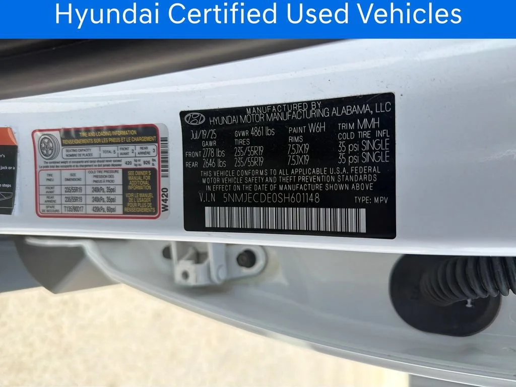 Certified Pre-Owned 2025 Hyundai Tucson Limited