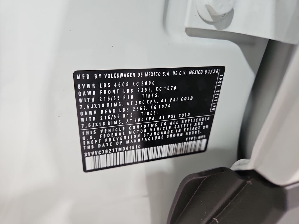 New 2026 White Volkswagen 1.5T SE image 26