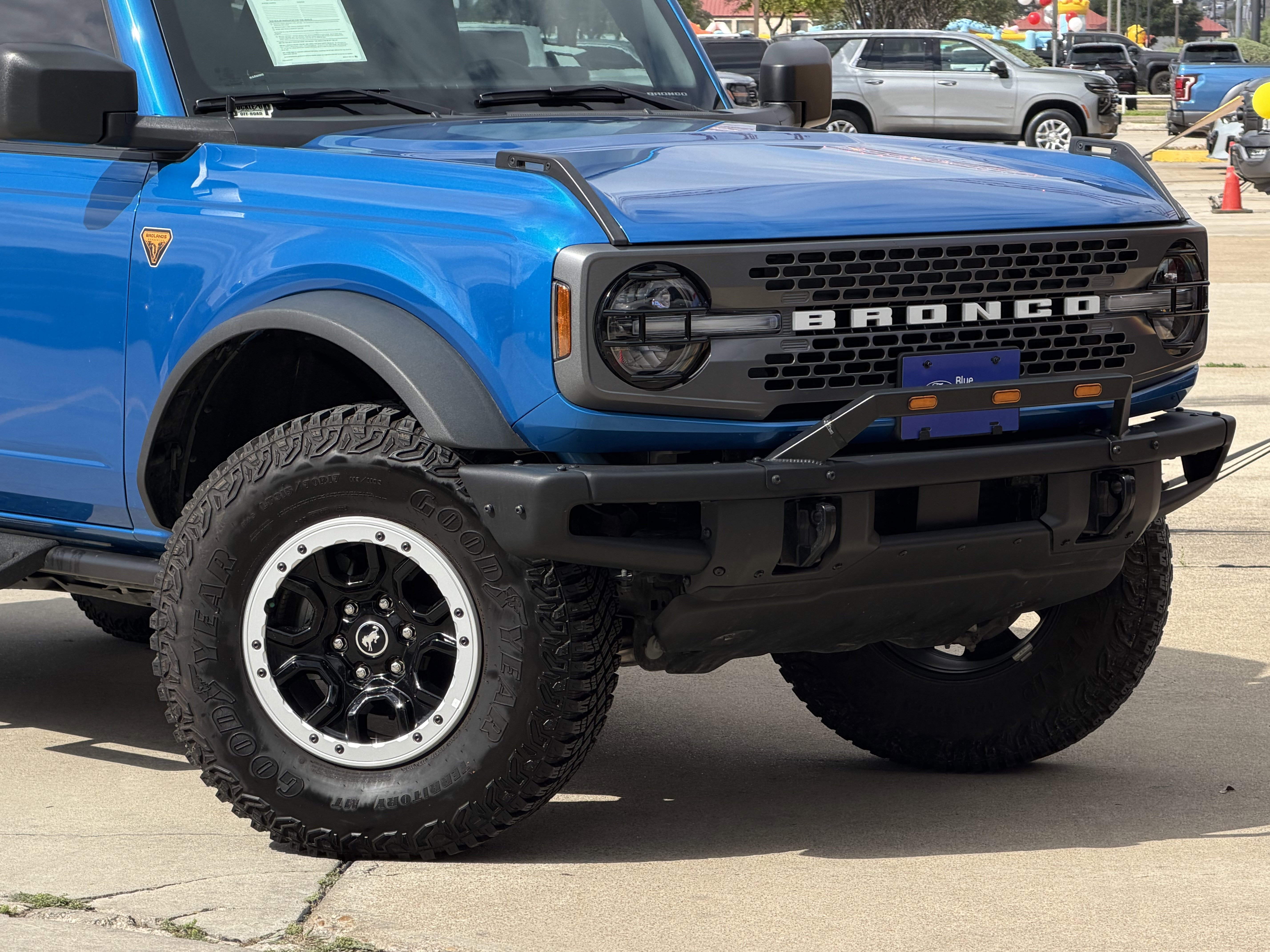 Used 2024 Velocity Blue Metallic Ford Badlands image 2
