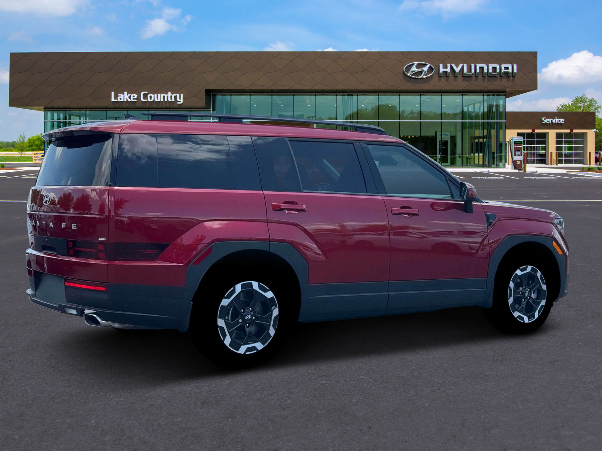 New 2026 Red Hyundai SEL AWD image 8