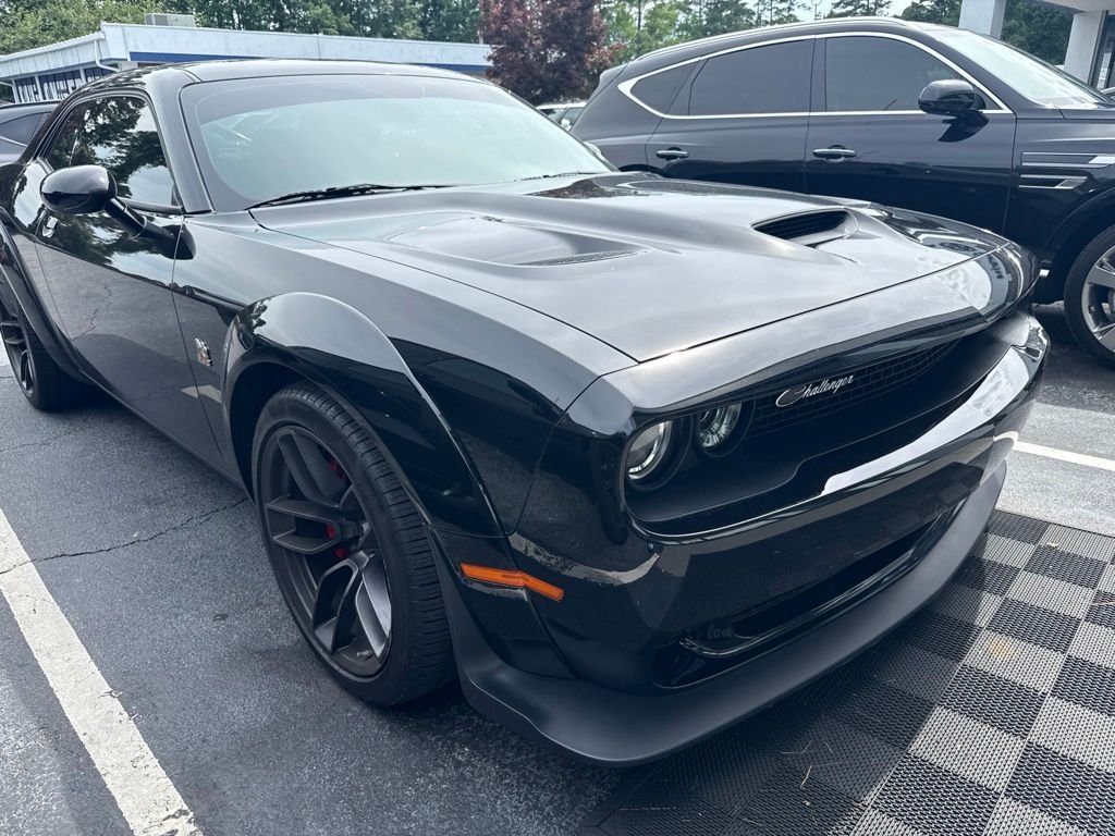 Used 2022 Black Dodge R/T Scat Pack Widebody image 2