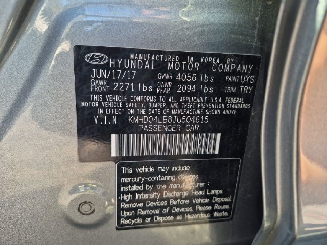 Used 2018 Gray Hyundai Sport image 34