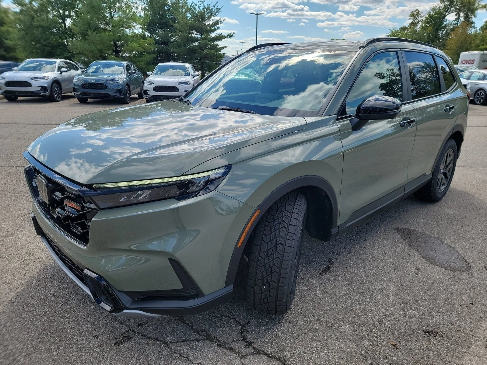 New 2026 Ash Green Metallic Honda TrailSport image 3