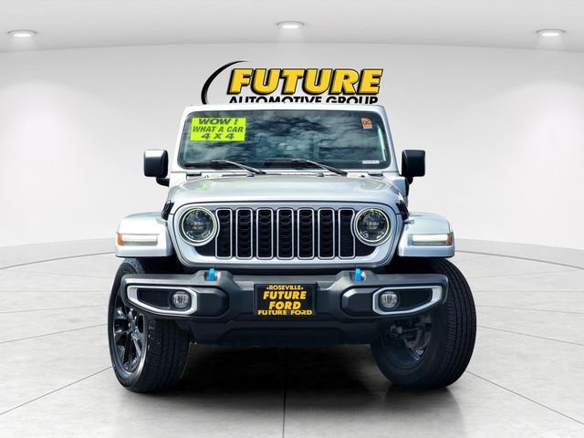 Used 2024 Silver Jeep Sahara 4xe image 2