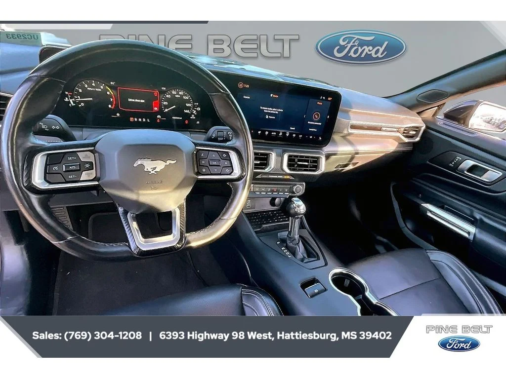 Used 2024 BLACK Ford EcoBoost Convertible image 13