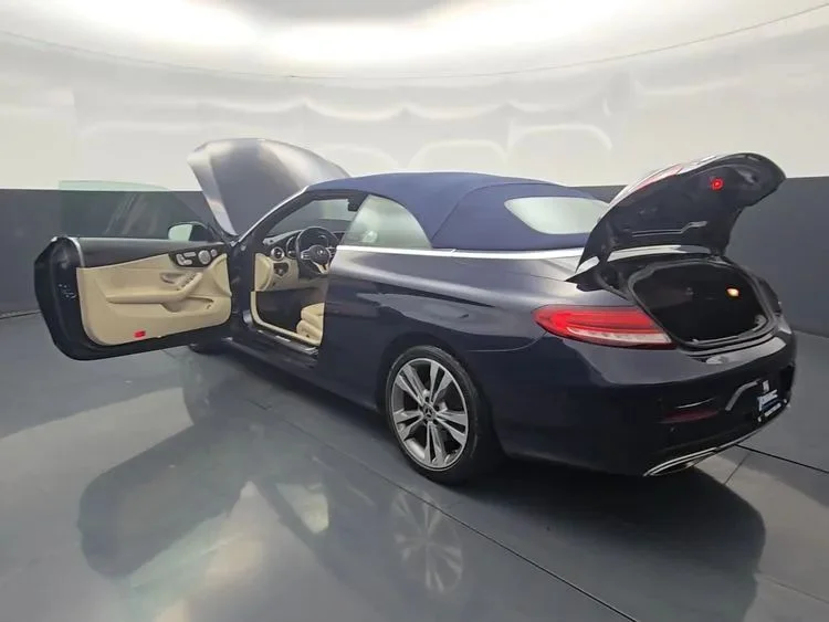 Used 2019 Blue Mercedes-Benz C 300 4MATIC® Cabriolet 2D image 27
