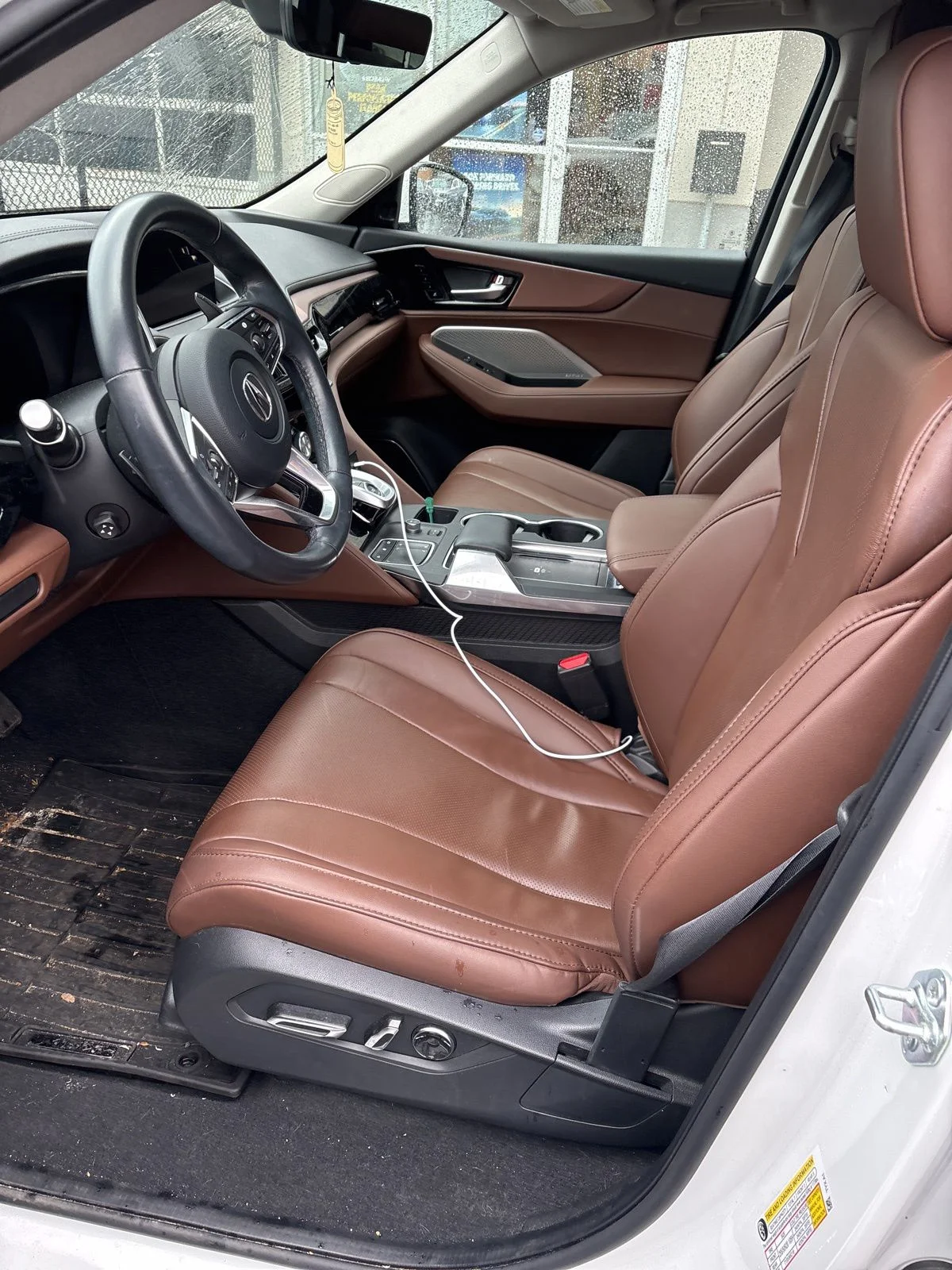 Used 2024 Platinum White Pearl Acura SH-AWD TECH image 4
