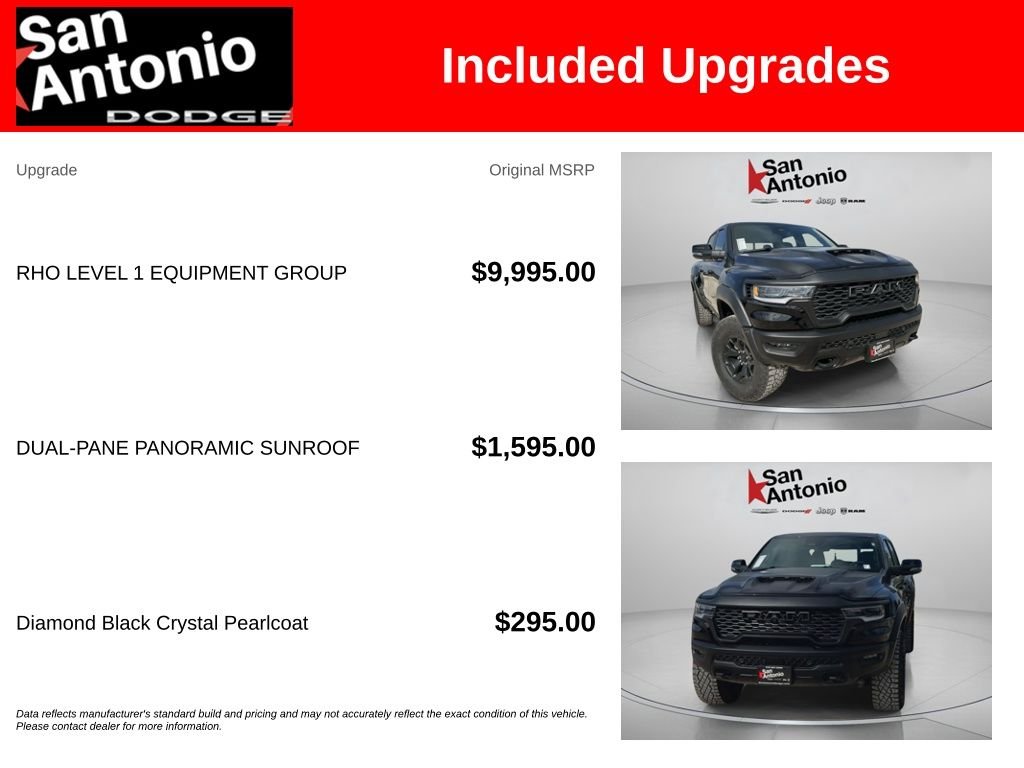New 2026 Diamond Black Crystal Pearl-Coat Exterior Paint RAM RHO image 6