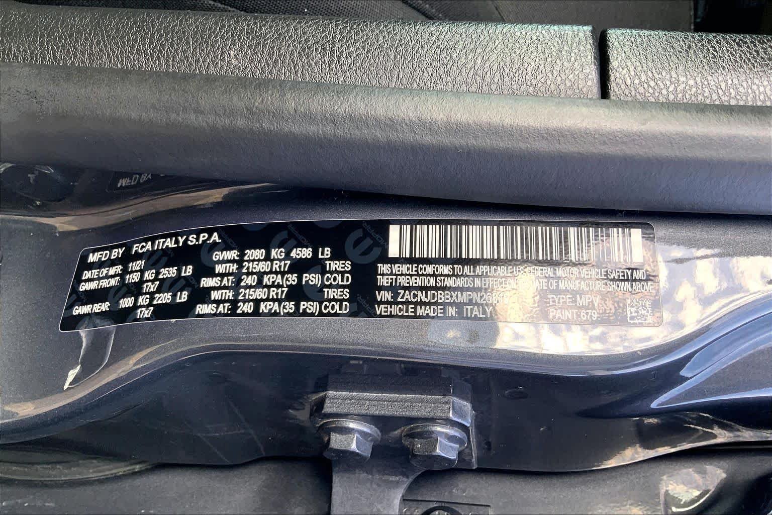 Used 2021 Graphite Gray Jeep Latitude image 36