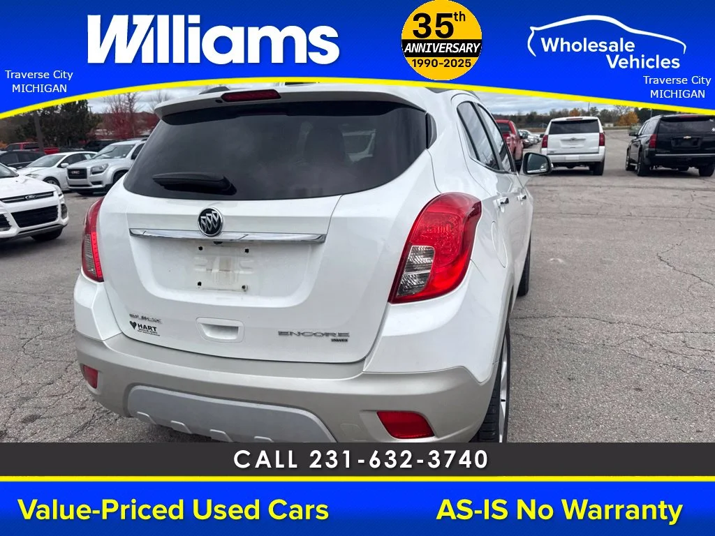 Used 2015 White Pearl Metallic Buick Base image 6