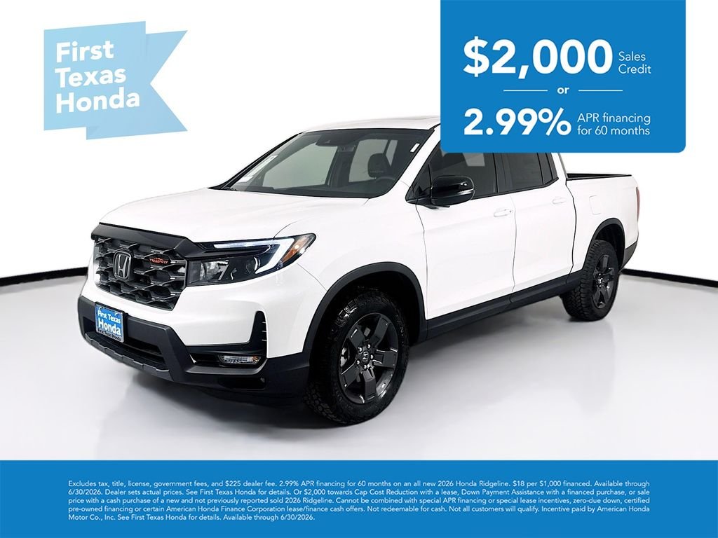 New 2026 Platinum White Pearl Honda TrailSport image 3