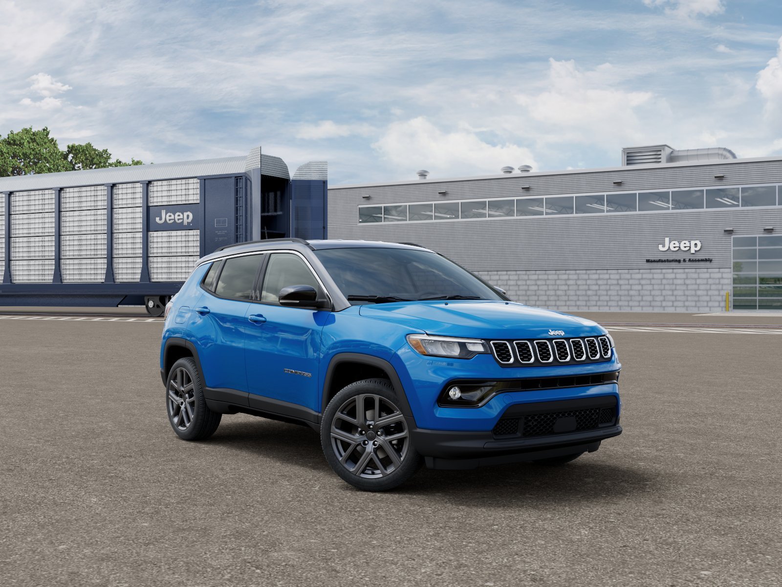 New 2026 Hydro Blue Pearl-Coat Exterior Paint Jeep Limited Altitude image 3