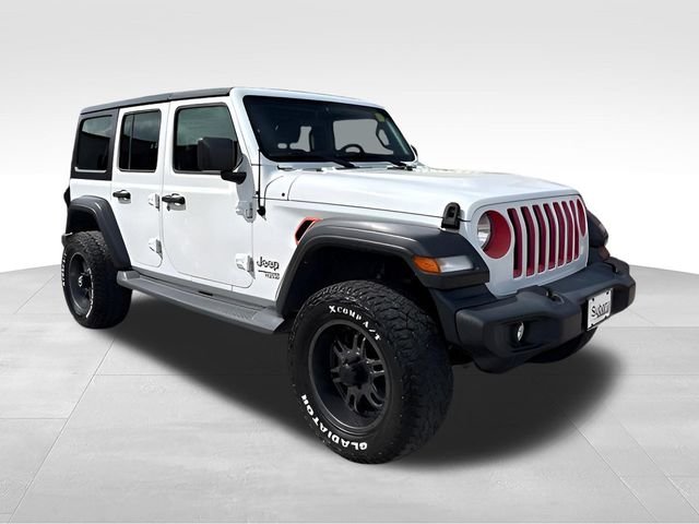 Used 2019 White Jeep Unlimited Sport S image 1