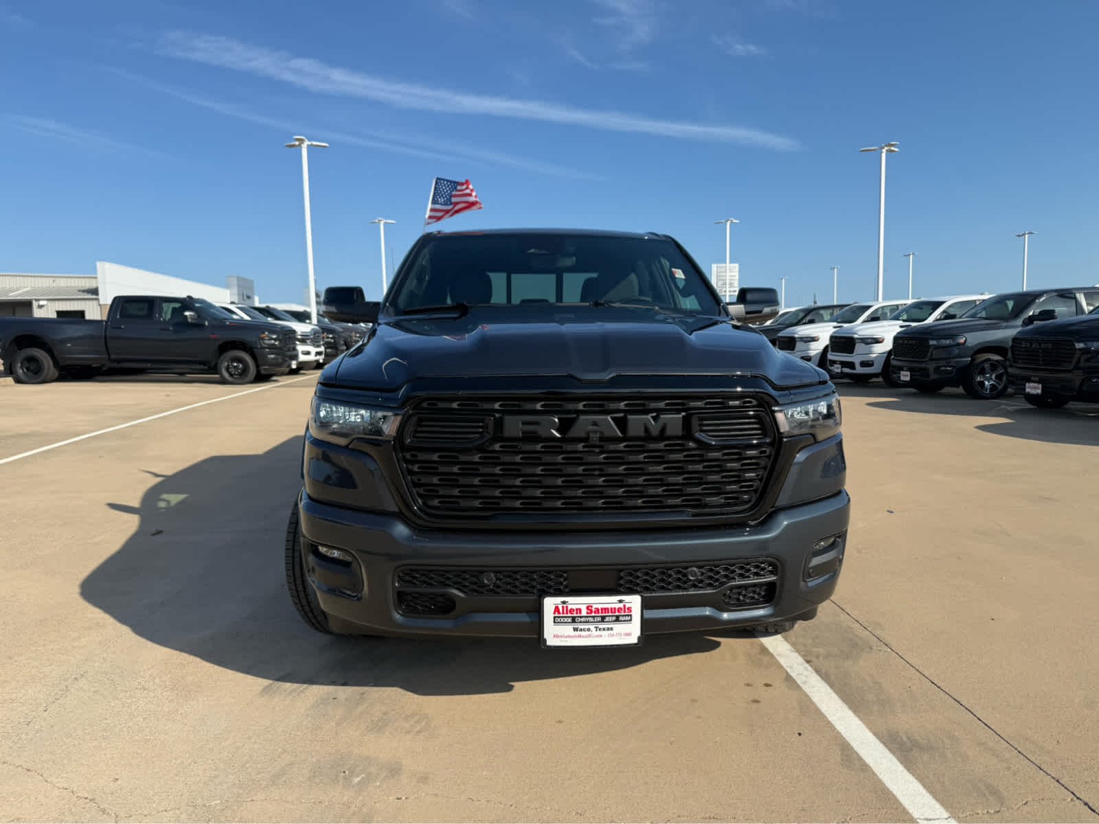 New 2026 Forged Blue Metallic Exterior Paint RAM Lone Star image 3