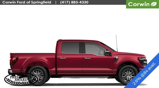 New 2026 Ruby Red Metallic Tinted Clearcoat Ford Lariat® image 8