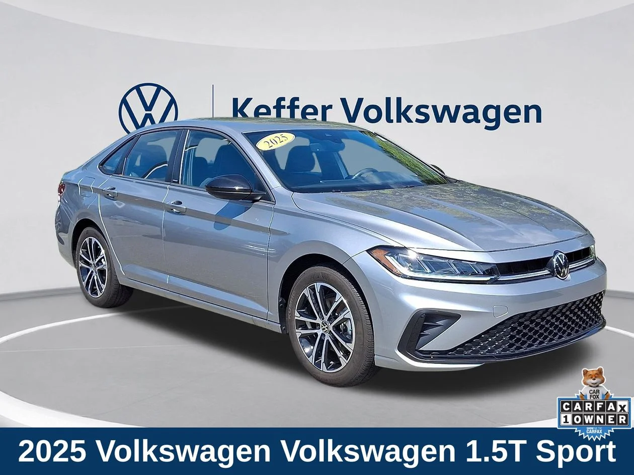 Certified Used 2025 Silver Volkswagen 1.5T Sport image 1