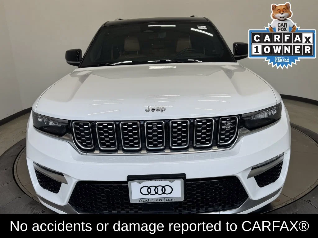 Used 2023 Bright White Clearcoat Jeep Summit image 2
