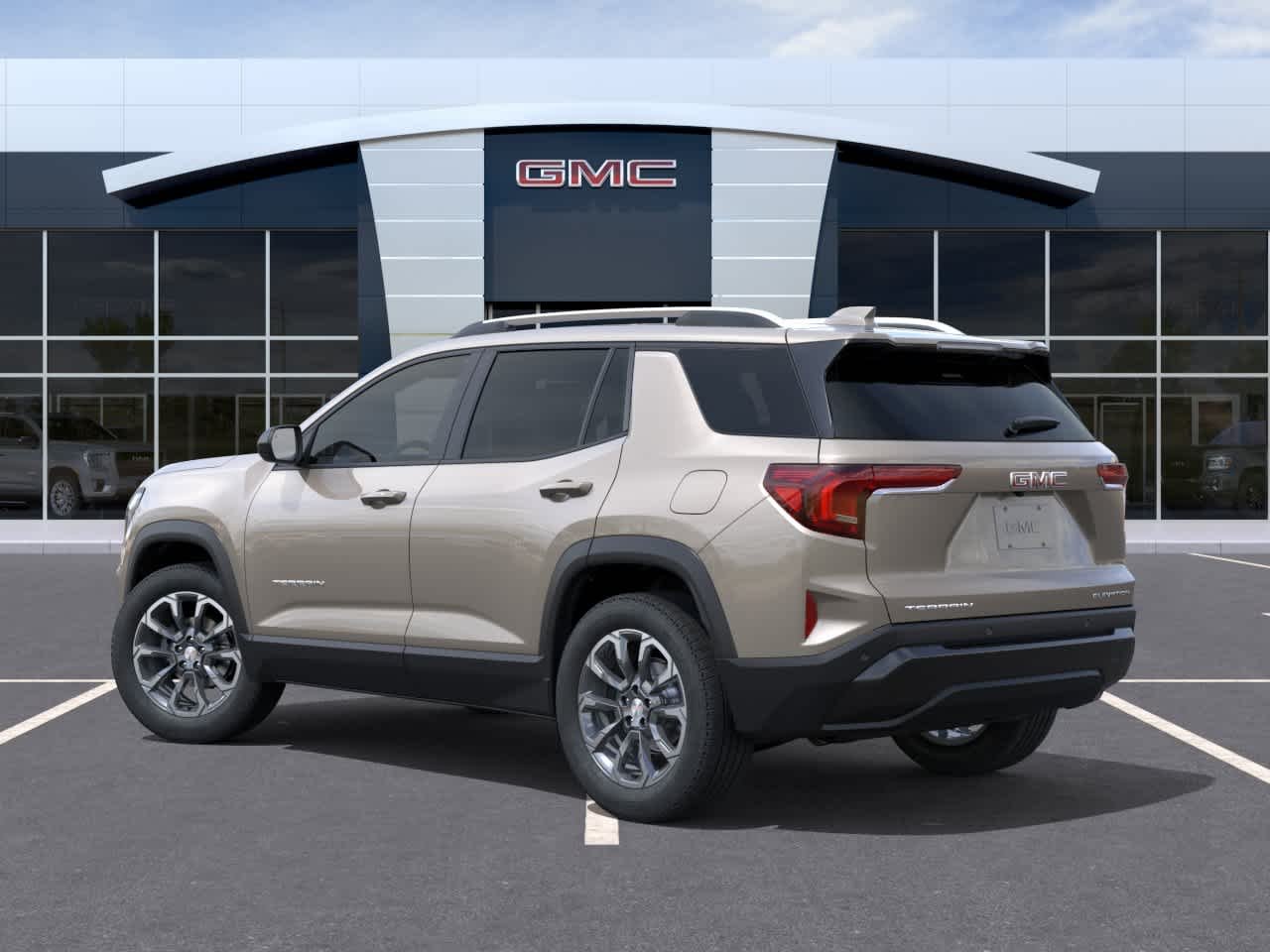 New 2027 Riverstone Metallic GMC FWD Elevation image 3