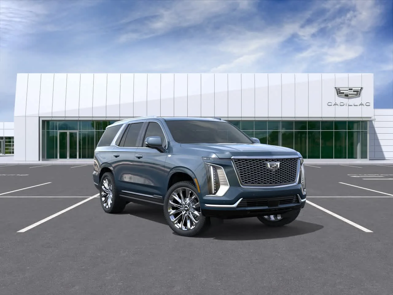 New 2026 Deep Sea Metallic Cadillac Platinum Luxury image 1