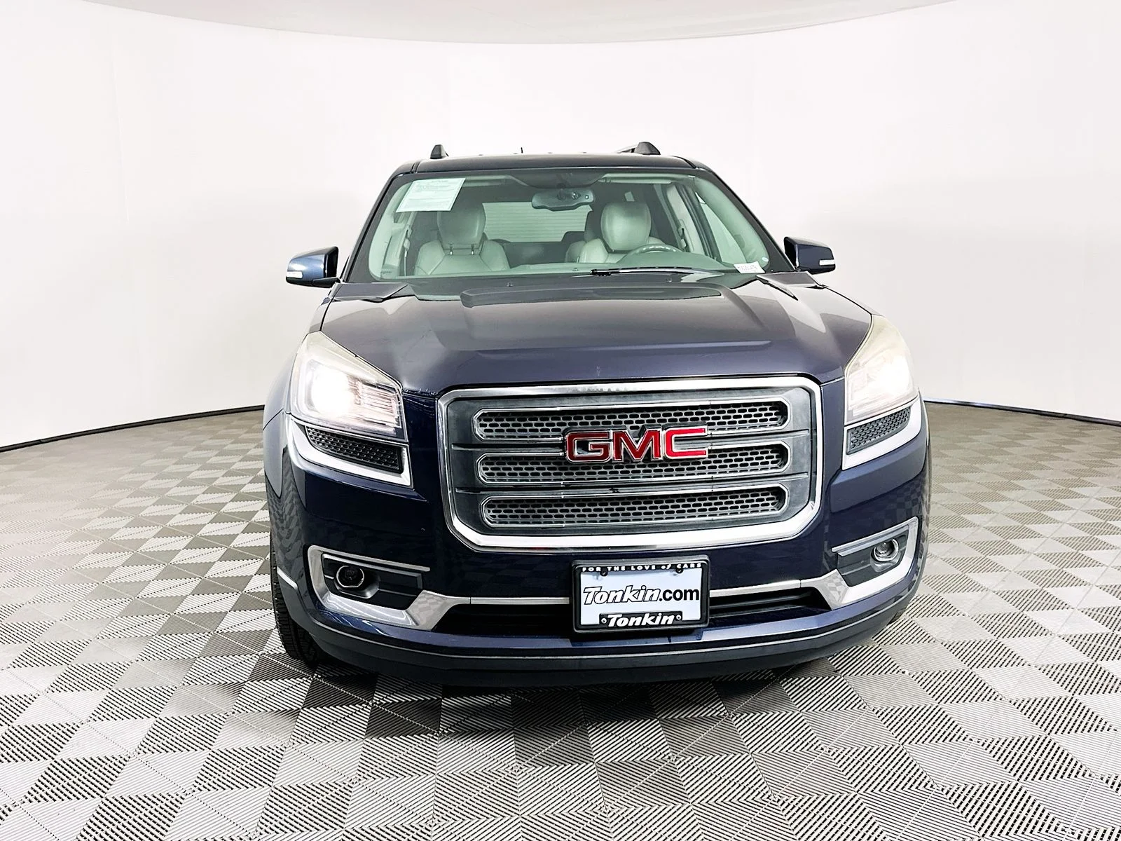 Used 2015 Dark Sapphire Blue Metallic GMC SLT-1 image 2