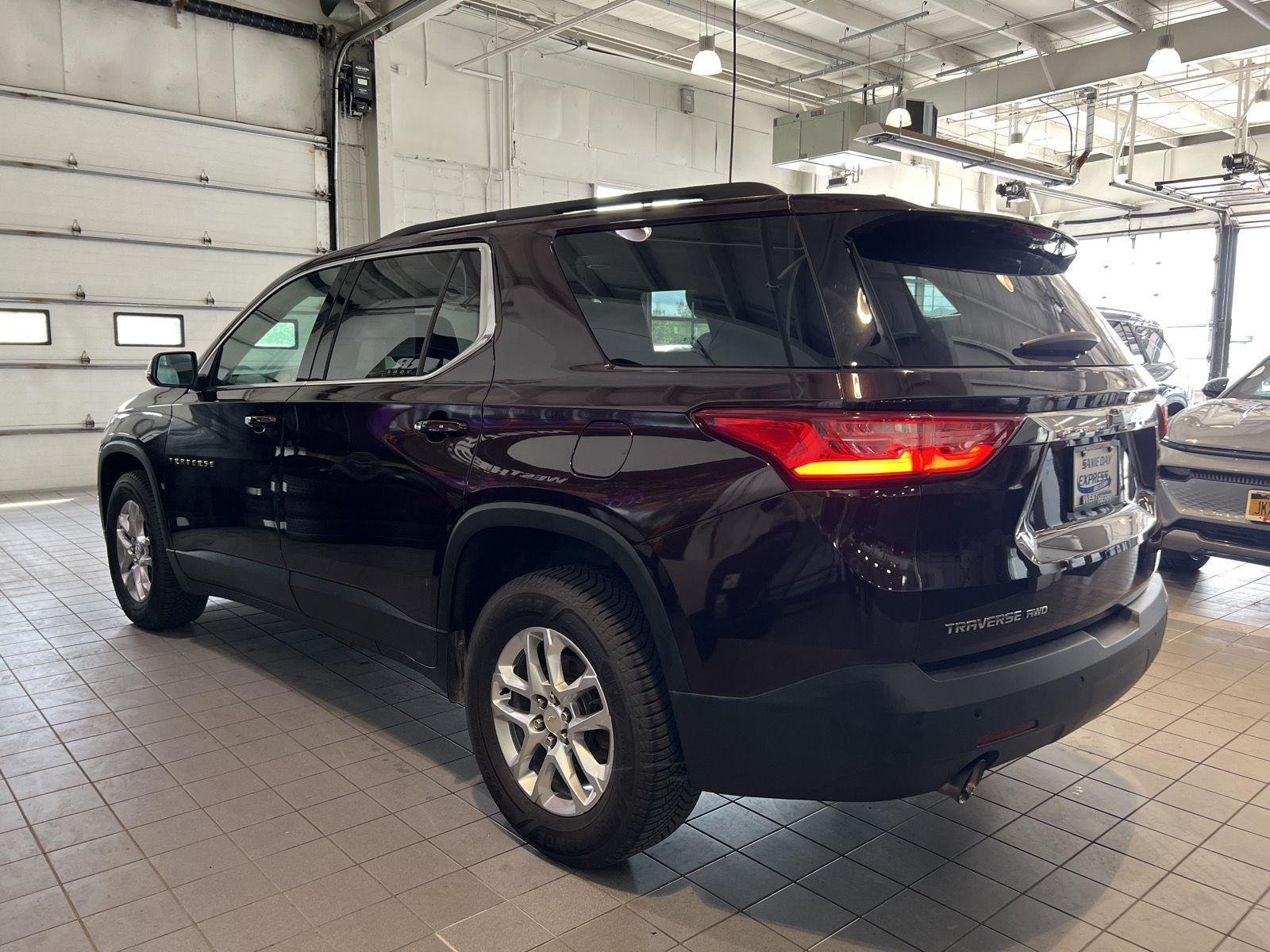 Used 2021 Black Cherry Metallic Chevrolet LT Leather image 5