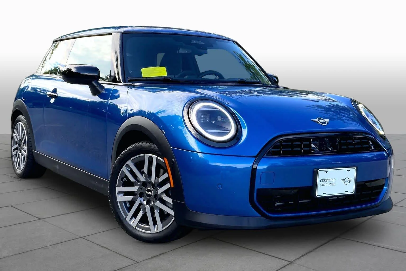 Certified Used 2026 Icy Sunshine Blue Metallic MINI Cooper image 2
