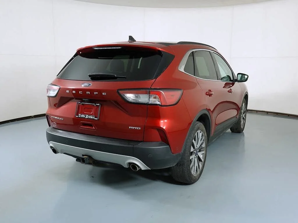 Used 2021 Red Ford Titanium image 6
