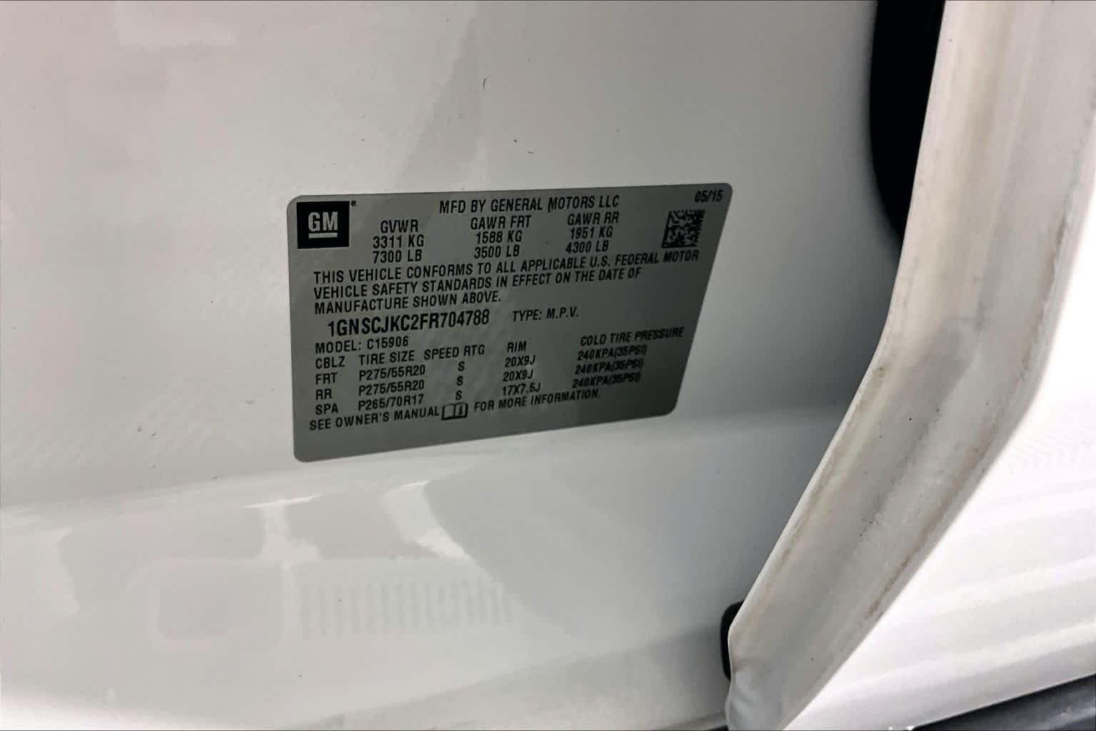 Used 2015 Summit White Chevrolet LT image 33