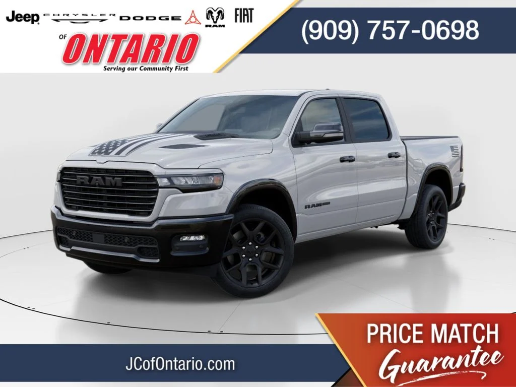 New 2026 Bright White Clear-Coat Exterior Paint RAM Laramie image 1