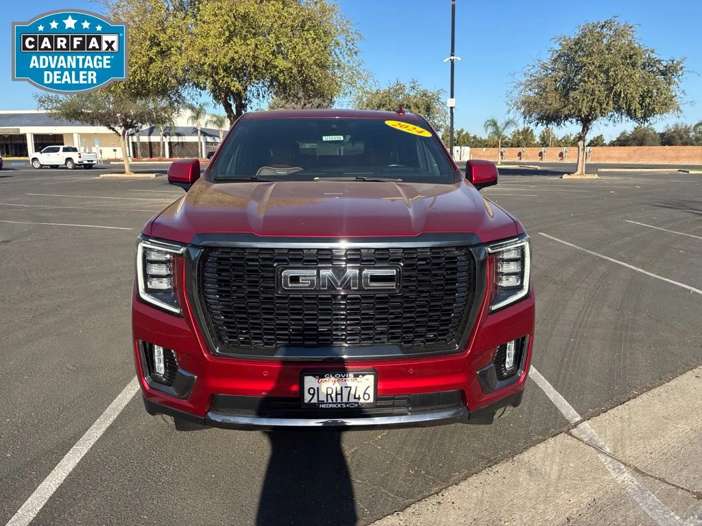 Used 2024 Volcanic Red Tintcoat GMC Denali Ultimate image 9